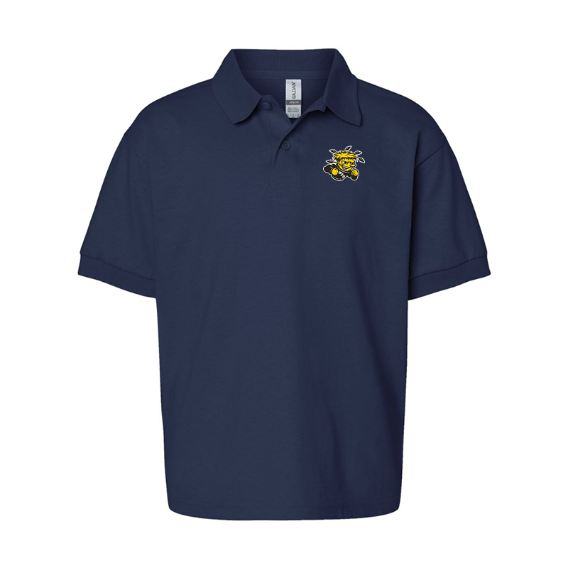 Youth Wichita State Shockers Gildan Dry Blend Jersey Polo