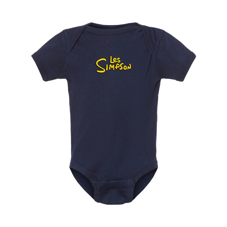 Les Simpson Logo Baby Romper Onesie