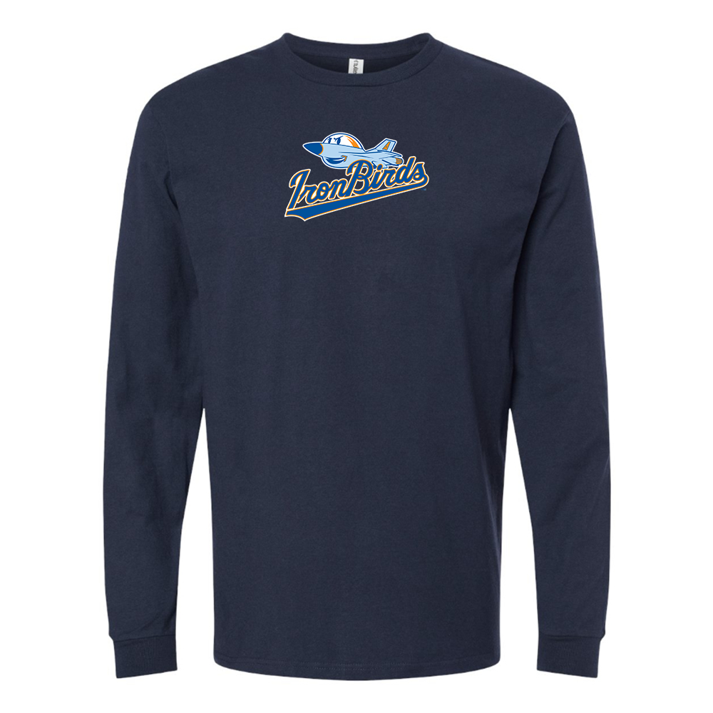 Youth Aberdeen IronBirds Logo Cotton Long Sleeve T-Shirt