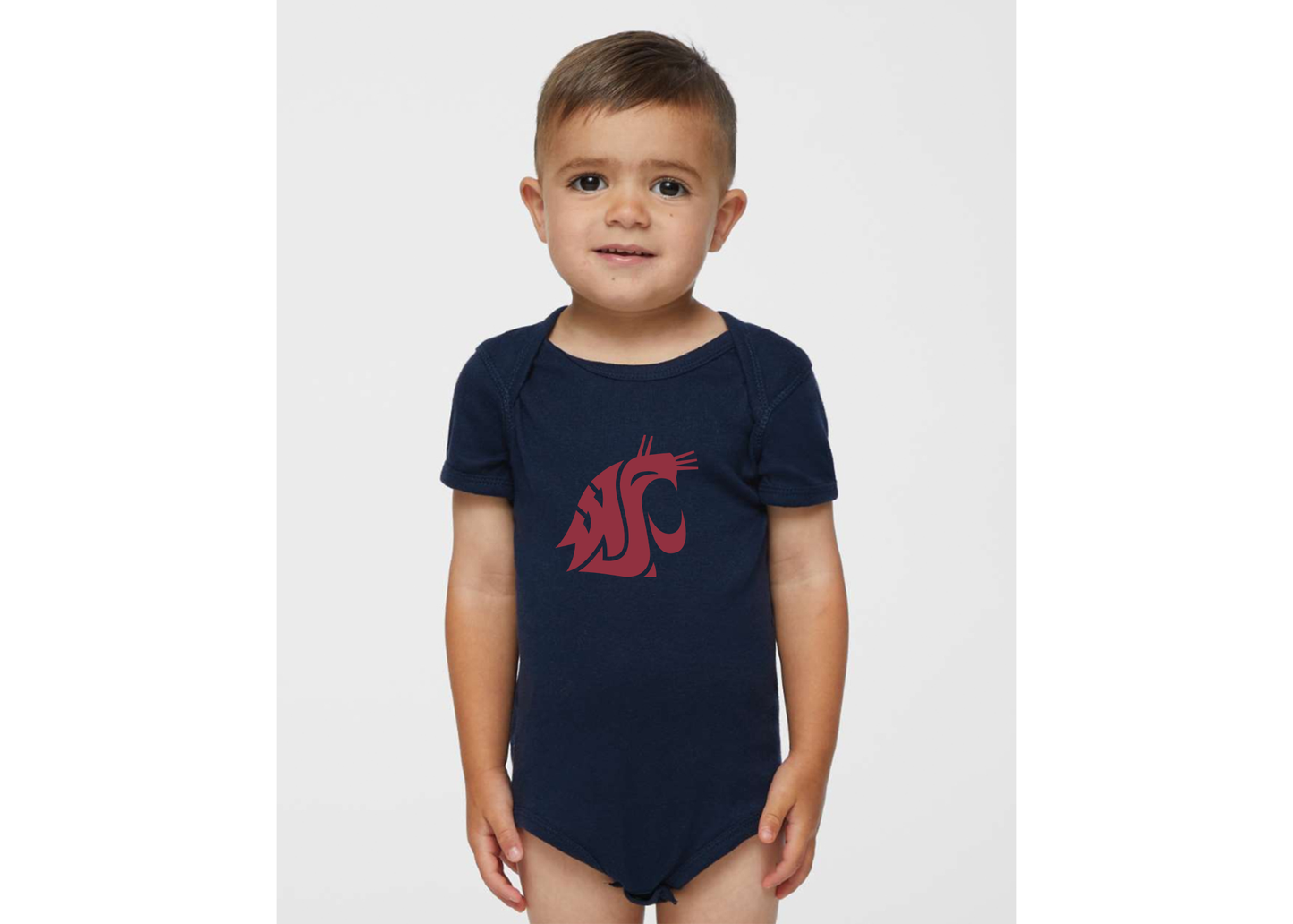 Washington State Cougars Rabbit Skins Infant Baby Rib Bodysuit
