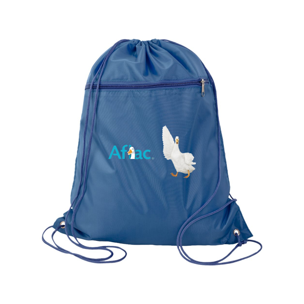 Aflac Logo and Duck Q-Tees - Polyester Cinchpack