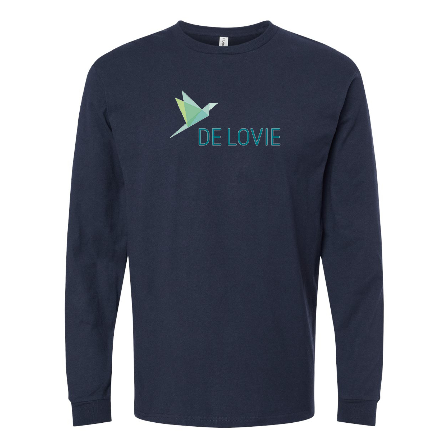 Men's De Lovie Logo Long Sleeve T-Shirt