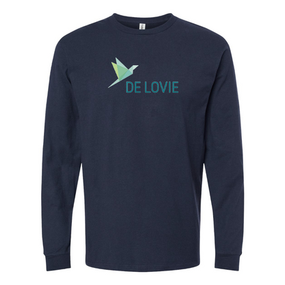 Men's De Lovie Logo Long Sleeve T-Shirt
