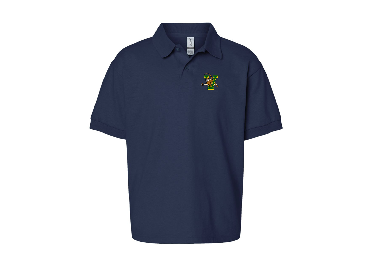 Youth Vermont Catamounts Dry Blend Jersey Polo
