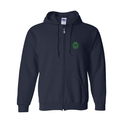 Men's Ahold Delhaize Symbol Gildan  Heavy Blend Full Zip Hooded Sweatshirt
