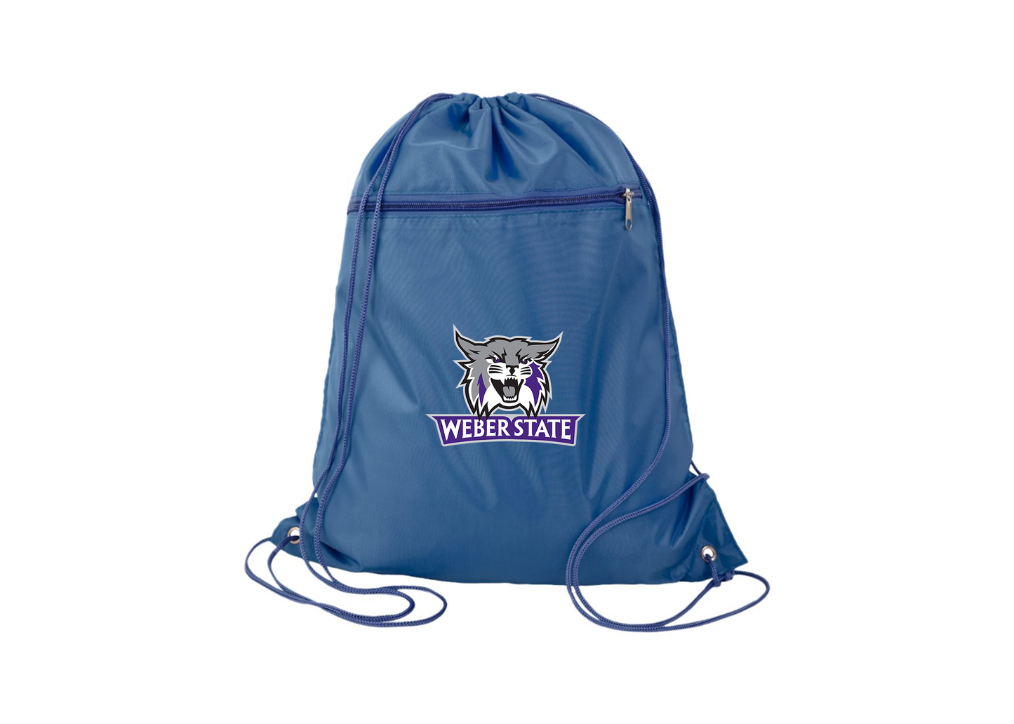 Weber State Wildcats Q-Tees - Polyester Cinchpack