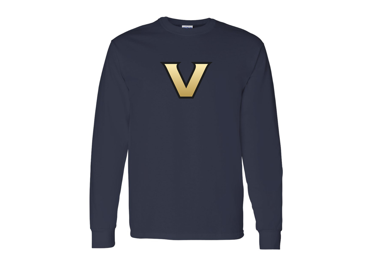 Men's Vanderbilt Commodores Gildan Heavy Cotton Long Sleeve T-Shirt