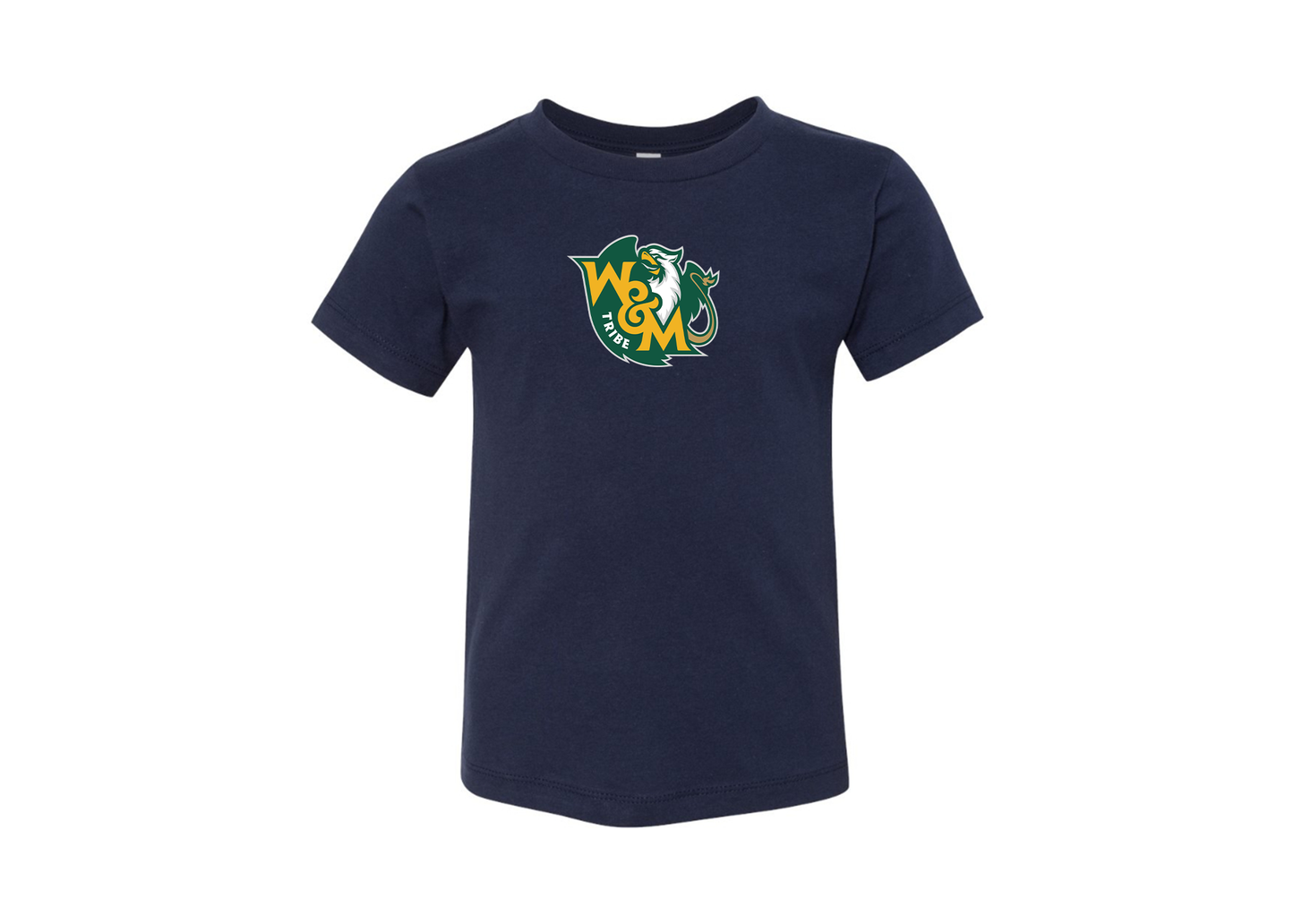 William and Mary Tribe BELLA  CANVAS Toddler Jersey Tee