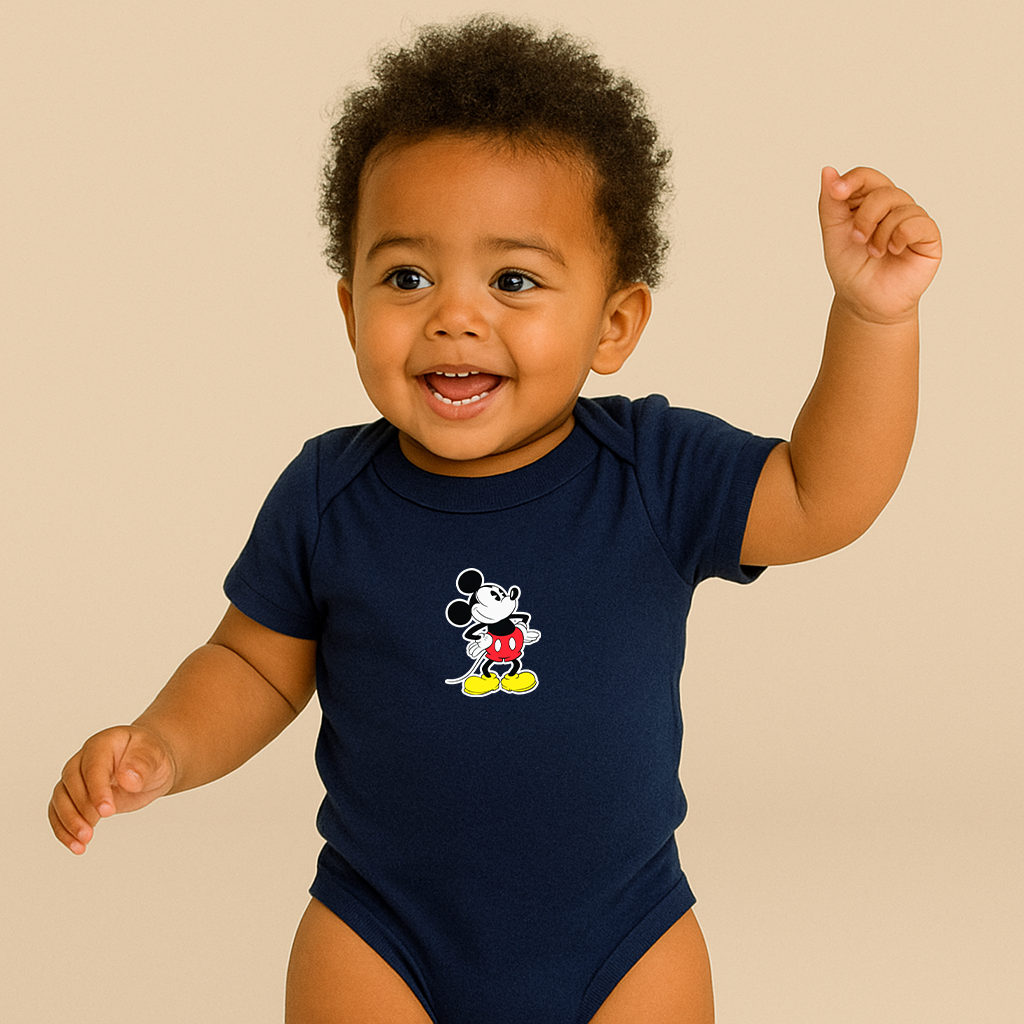 Mickey Mouse Cartoon Baby Romper Onesie