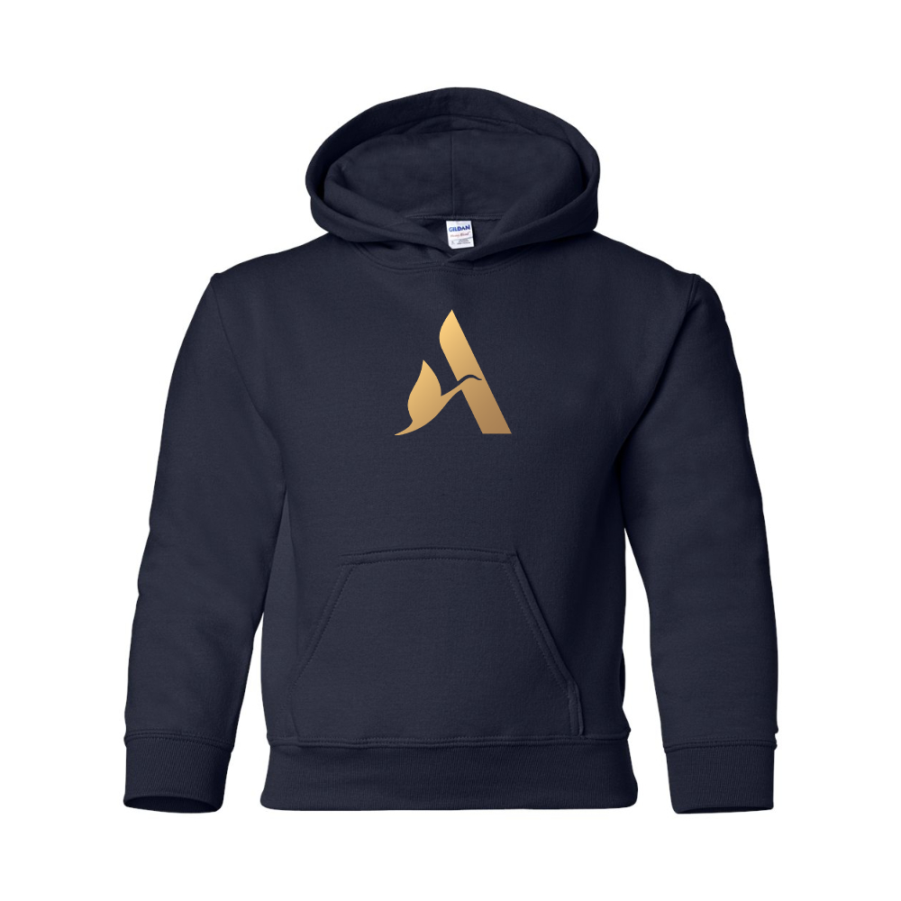 Youth Accor Golden Logo Gildan Heavy Blend  Hooded Sweatshirt