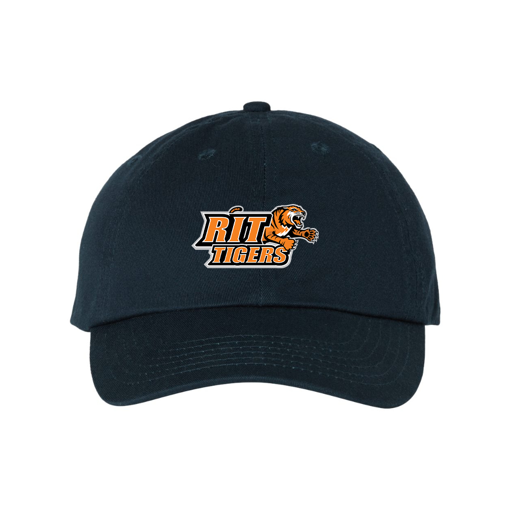 RIT Tigers Logo  Valucap Adult Bio-Washed Classic Dad Hat