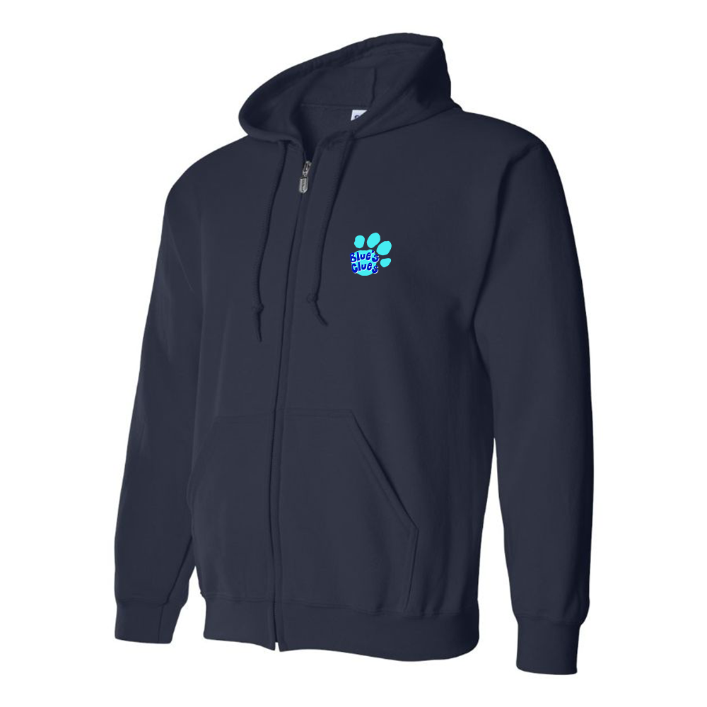 Men's Blues Clues Logo Zipper Hoodie