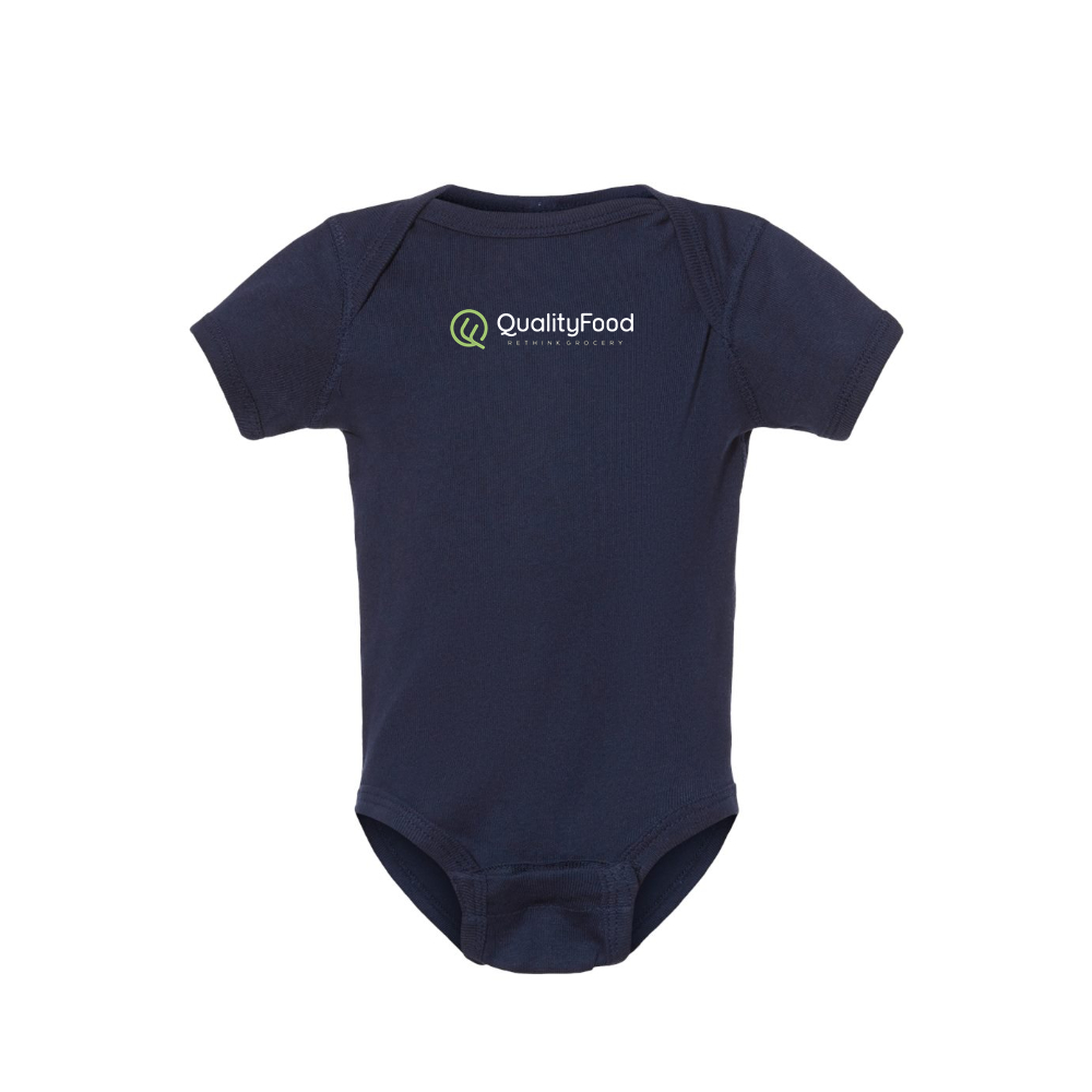 Quality Food Logo Baby Romper Onesie