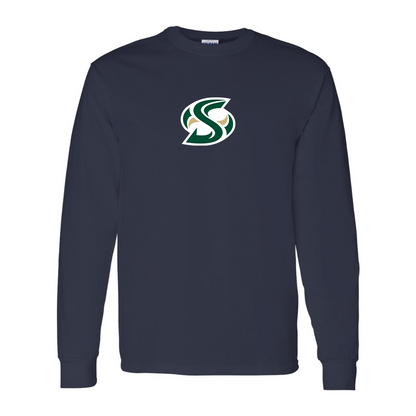 Men's Sacramento State Hornets Logo  Gildan Heavy Cotton Long Sleeve T-Shirt