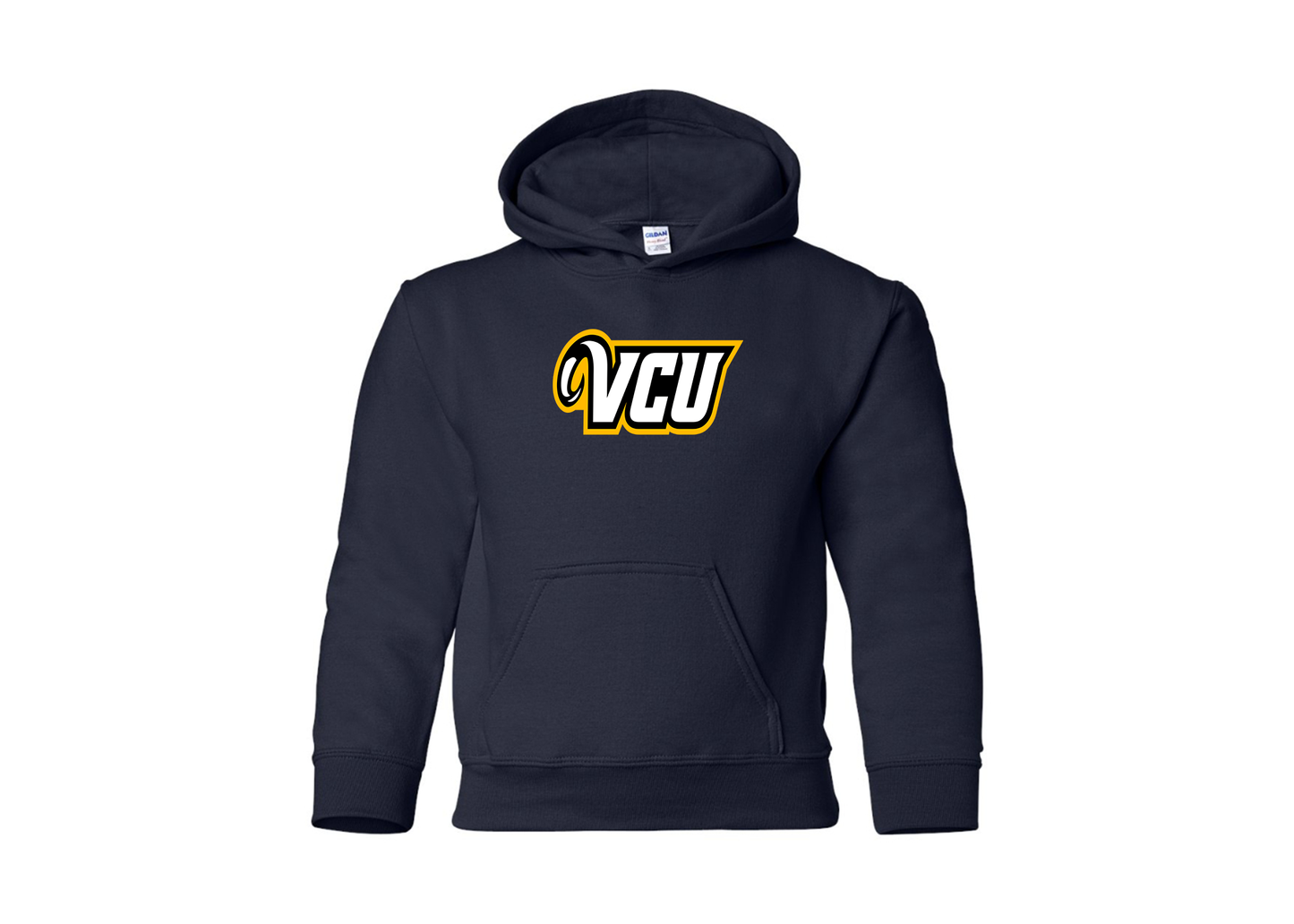 Youth Virginia Commonwealth Rams Gildan Heavy Blend  Hooded Sweatshirt