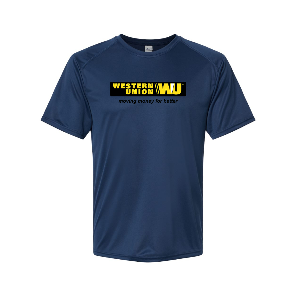 Men's Wastern Union Logo Polyester T-Shirt