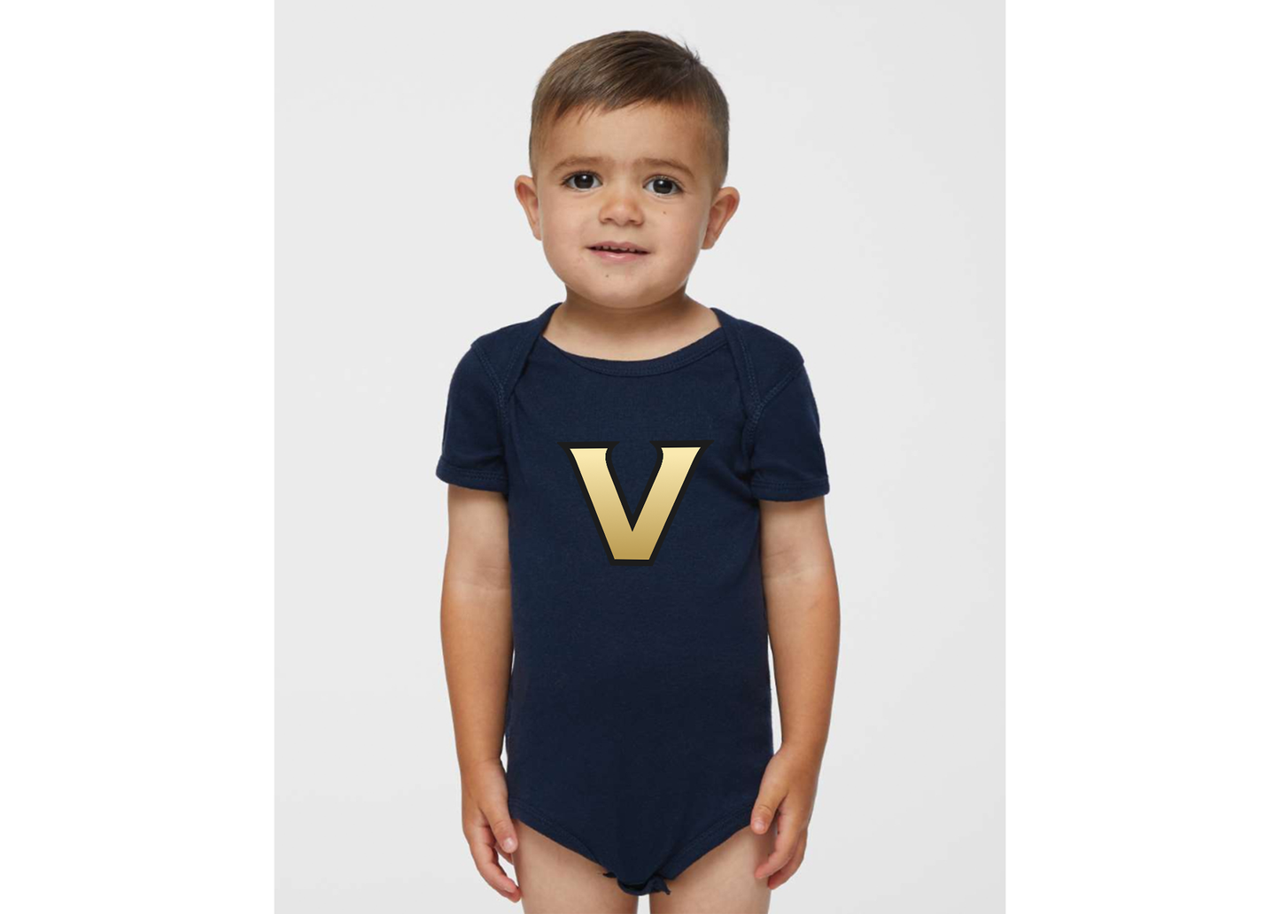 Vanderbilt Commodores Rabbit Skins Infant Baby Rib Bodysuit