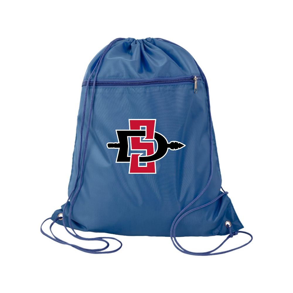 San Diego State Aztecs Logo Q-Tees - Polyester Cinchpack