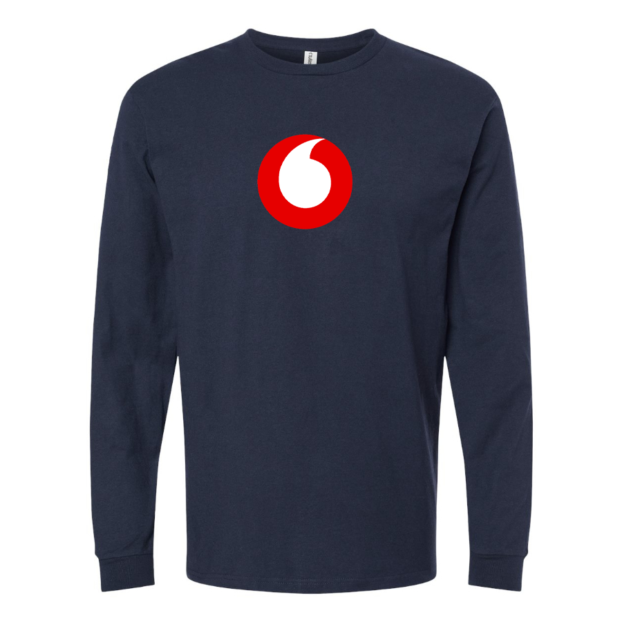 Men's Vodafone Logo Long Sleeve T-Shirt