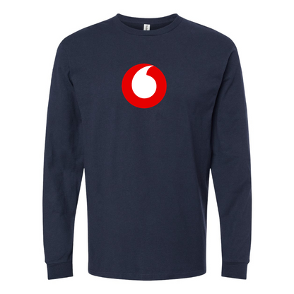 Men's Vodafone Logo Long Sleeve T-Shirt