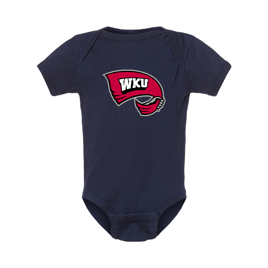 Western Kentucky Hilltoppers Logo Baby Romper Onesie