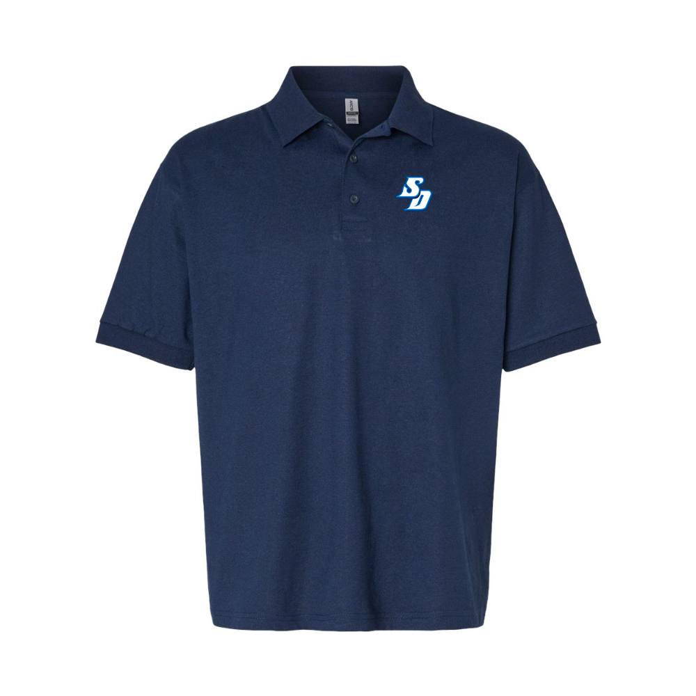 Men's San Diego Toreros Logo Gildan Dry Blend Jersey Polo