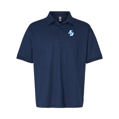 Men's San Diego Toreros Logo Gildan Dry Blend Jersey Polo