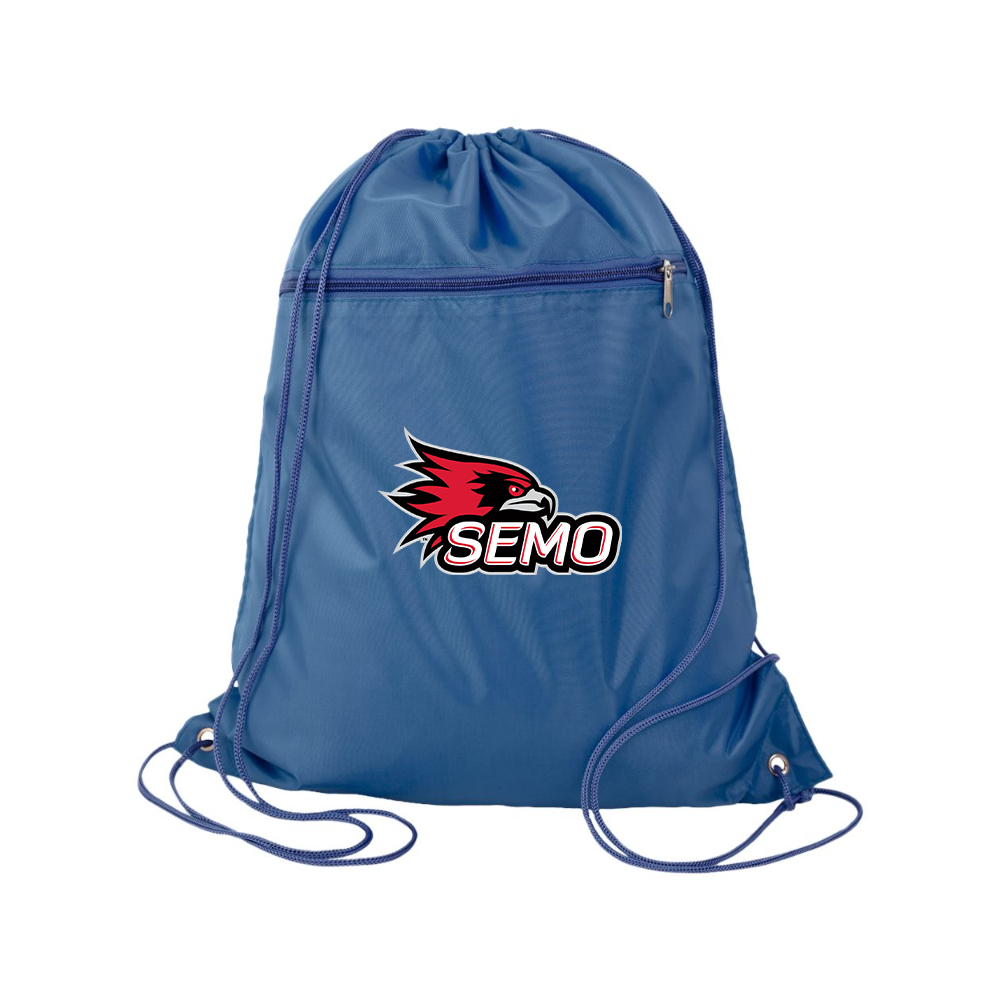 SEMO Redhawks Logo Q-Tees - Polyester Cinchpack