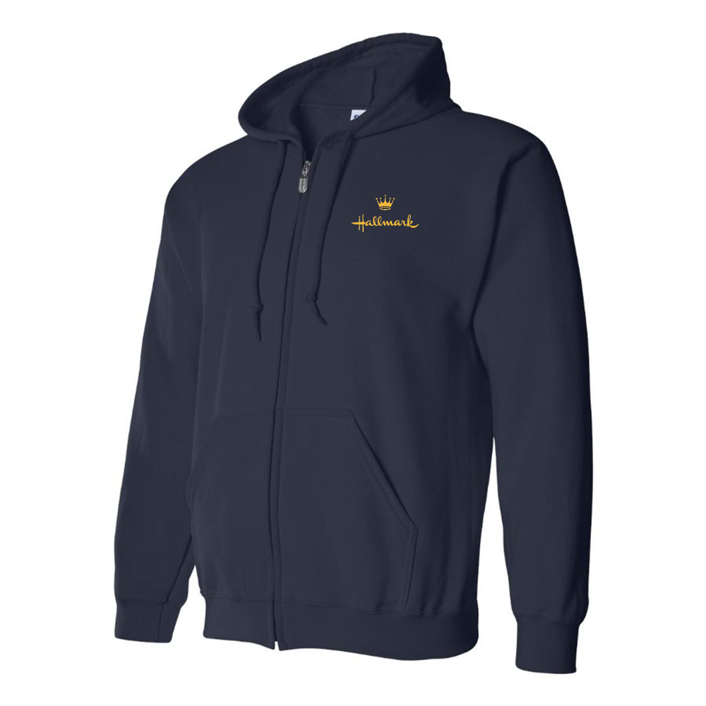 Men's Hallmark golden logo Zipper Hoodie