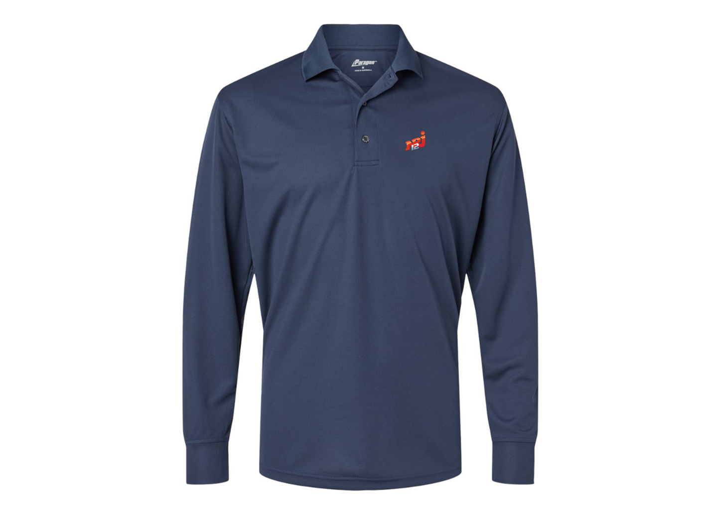 Men's NRJ 12 Logo Paragon Prescott Long Sleeve Polo