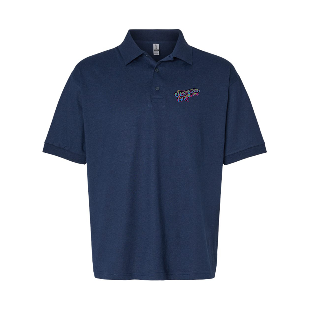 Men's Jefferson Airplane Logo Dry Blend Polo