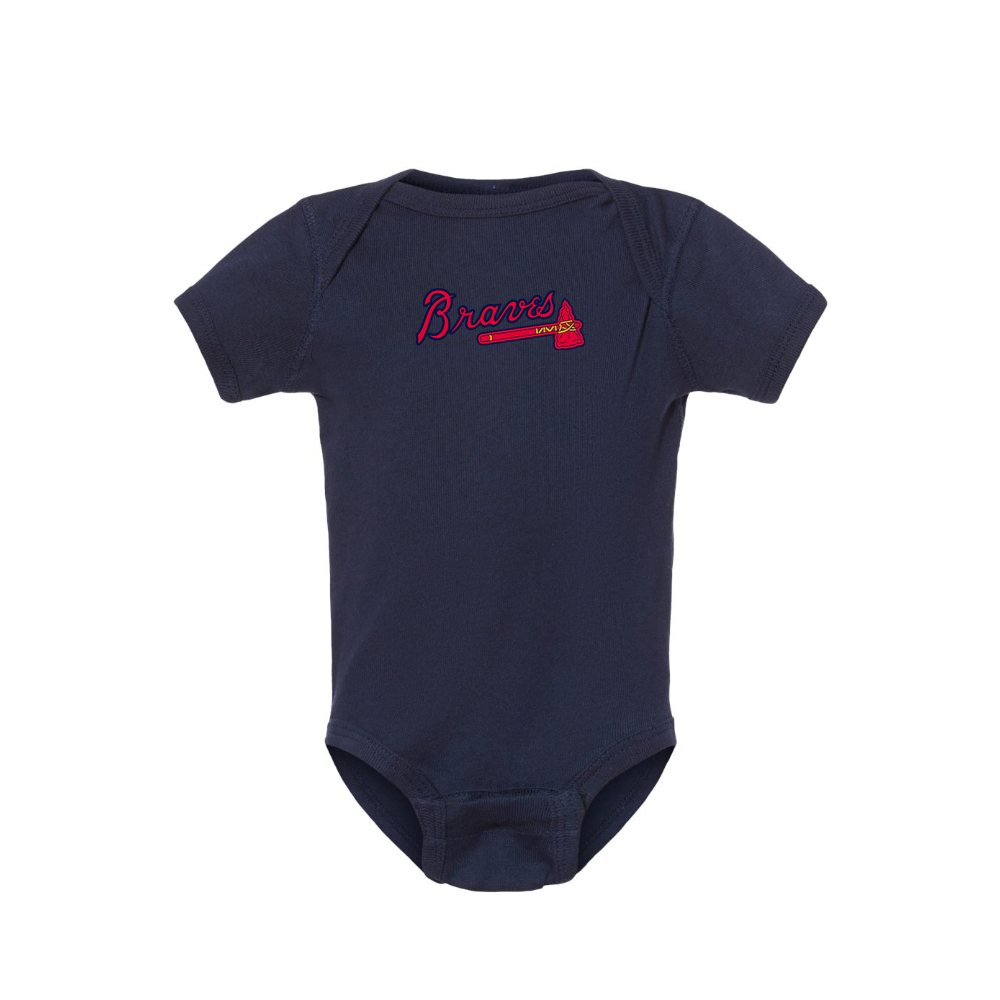 Atlanta Braves Logo Baby Romper Onesie