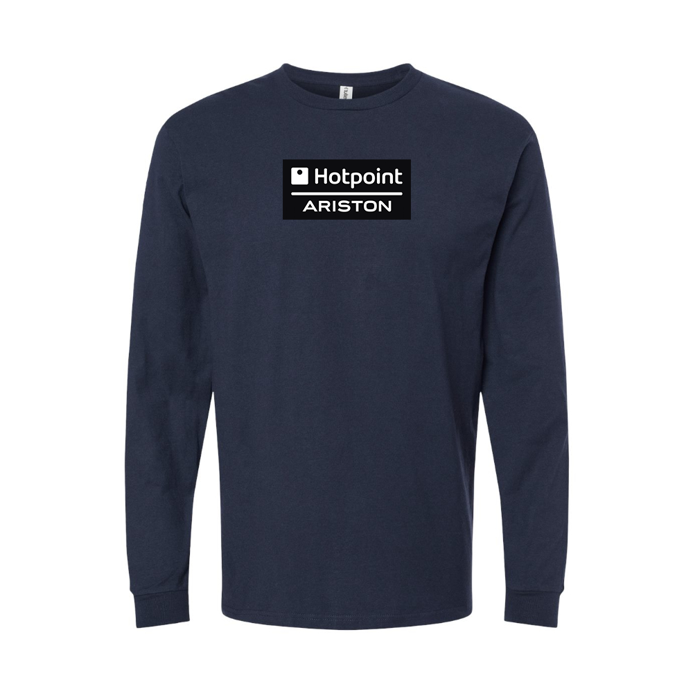 Youth Hotpoint-Ariston Logo Cotton Long Sleeve T-Shirt