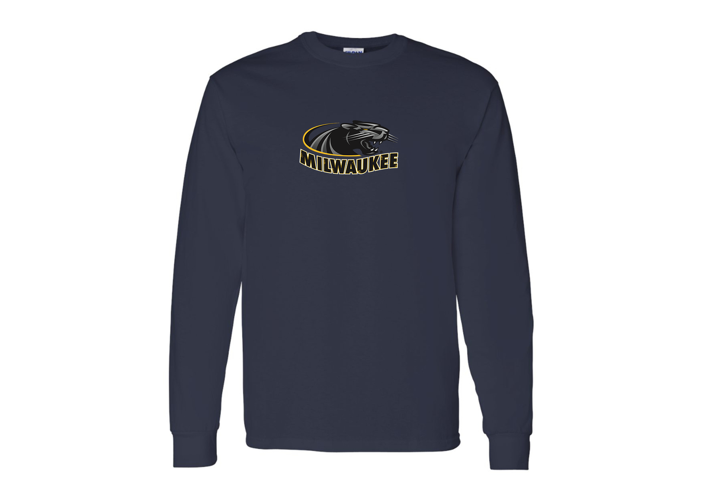 Men's Wisconsin Milwaukee Panthers Gildan Heavy Cotton Long Sleeve T-Shirt