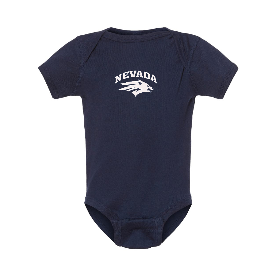 Nevada Wolf Pack Logo Baby Romper Onesie
