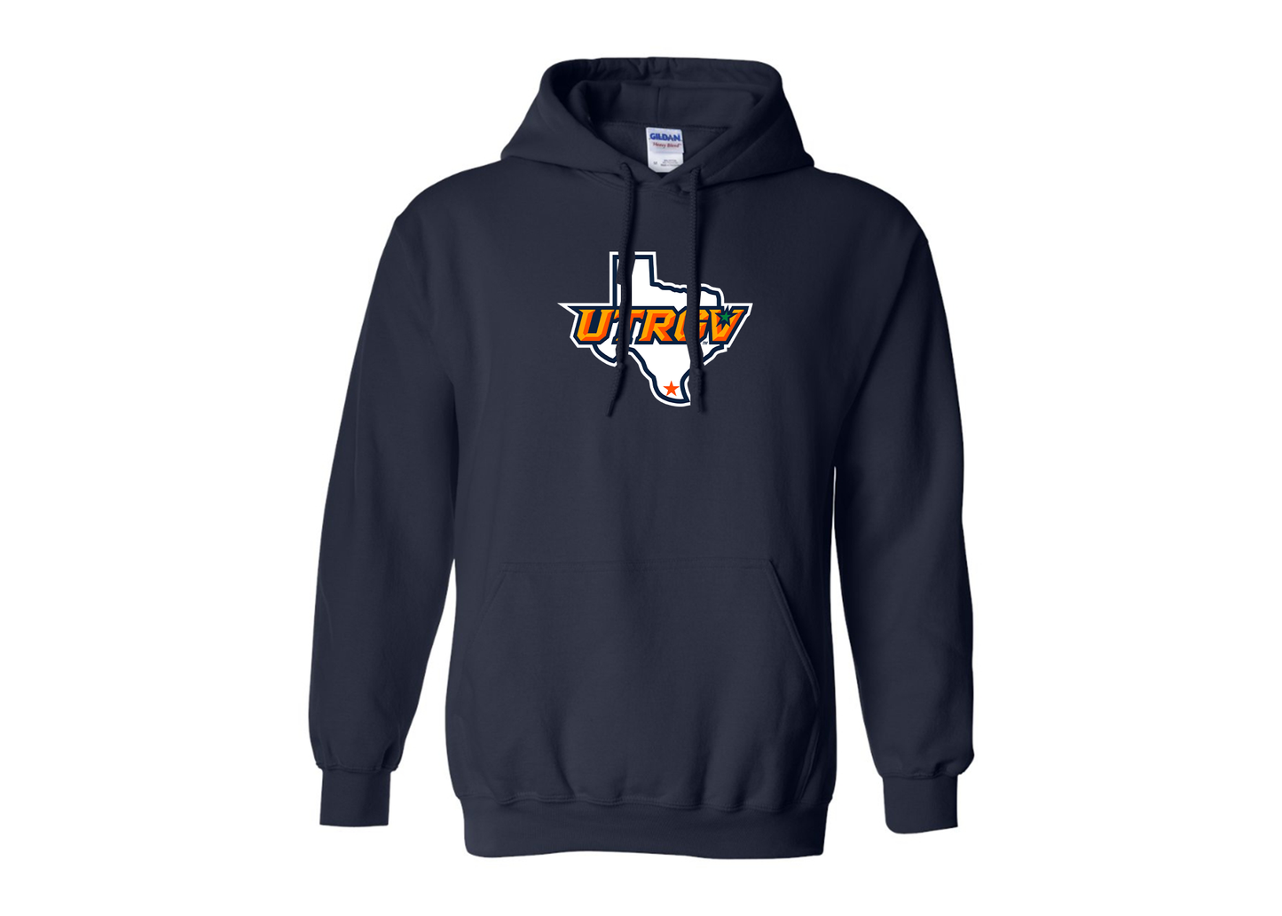 Men's UTRGV Vaqueros Gildan Heavy Blend Hooded Sweatshirt