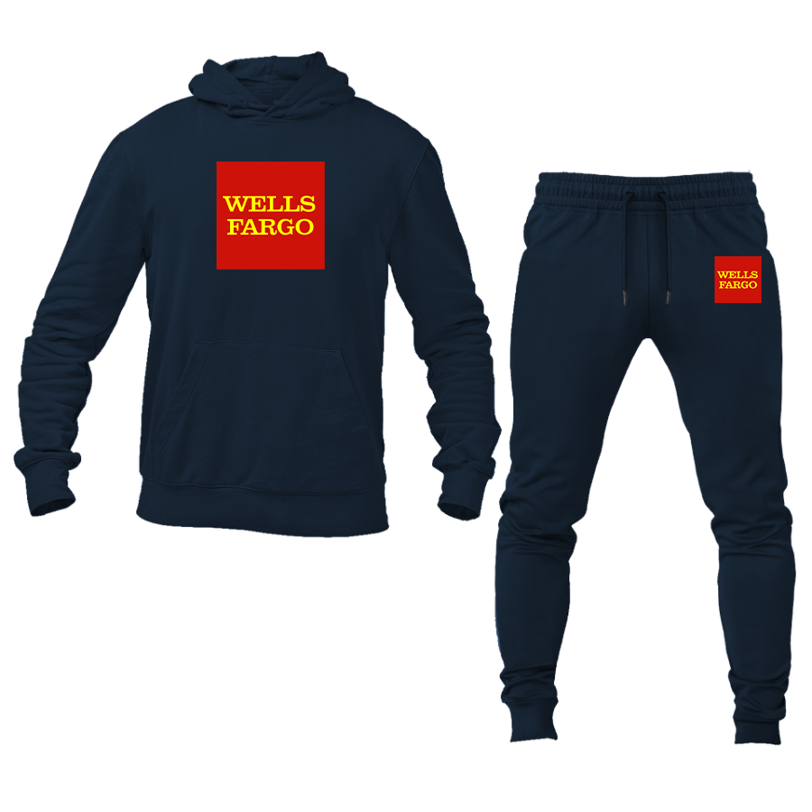 Men's Wells Fargo Logo Hoodie Joggers Set