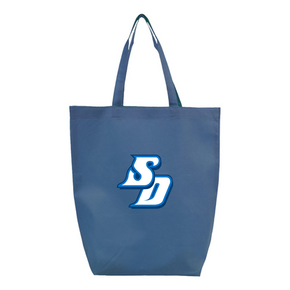 San Diego Toreros Logo Q-Tees Non-Woven Gusset Bottom Tote