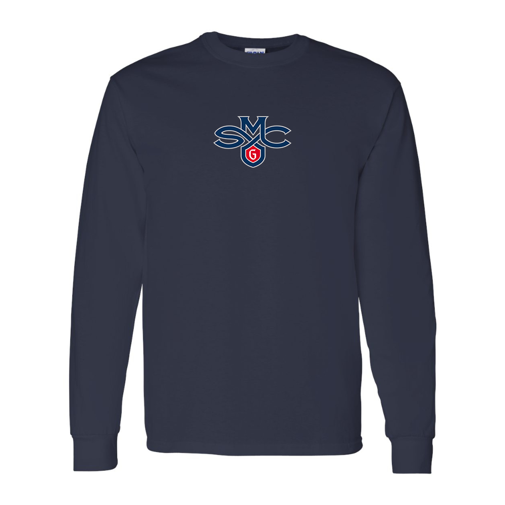 Men's Saint Marys Gaels Logo Gildan Heavy Cotton Long Sleeve T-Shirt