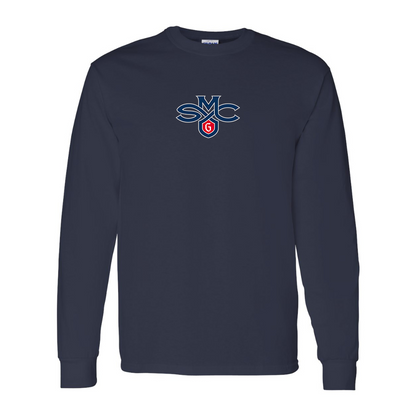 Men's Saint Marys Gaels Logo Gildan Heavy Cotton Long Sleeve T-Shirt