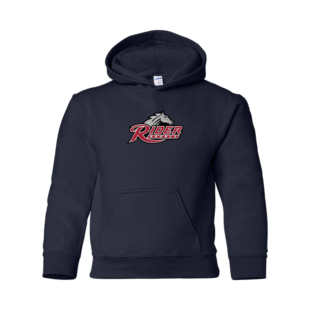 Youth Rider Broncs Logo Gildan Heavy Blend  Hooded Sweatshirt