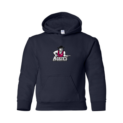 Youth Aggies New Mexico State Logo Gildan Heavy Blend  Hooded Sweatshirt