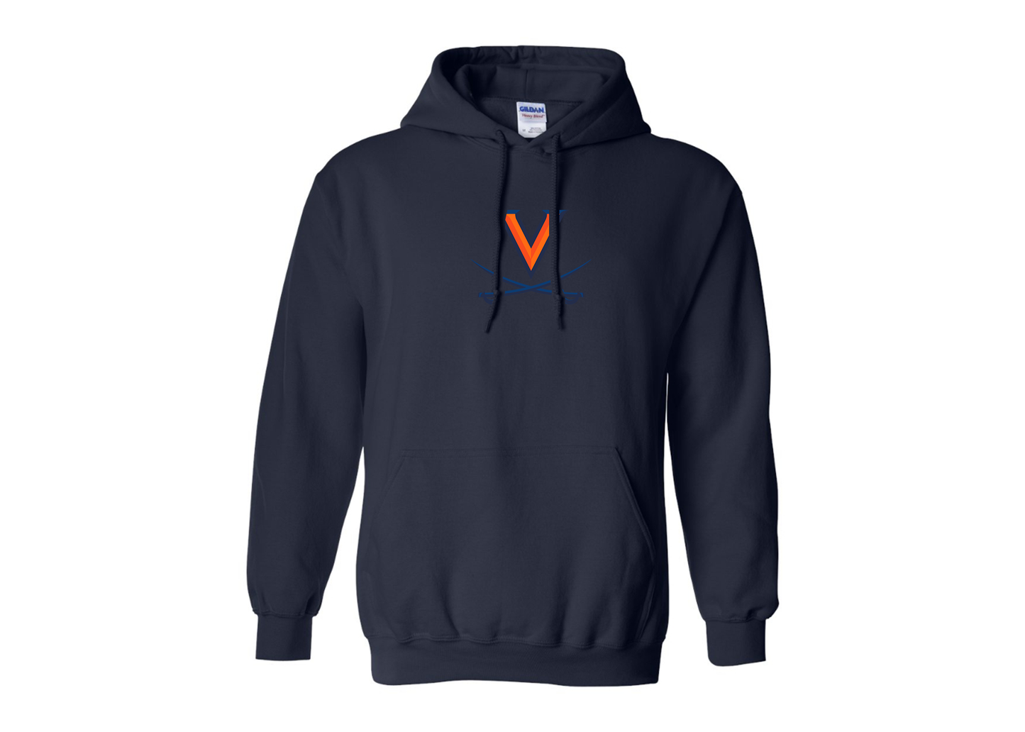 Men's Virginia Cavaliers Gildan  Heavy Blend Hooded Sweatshirt