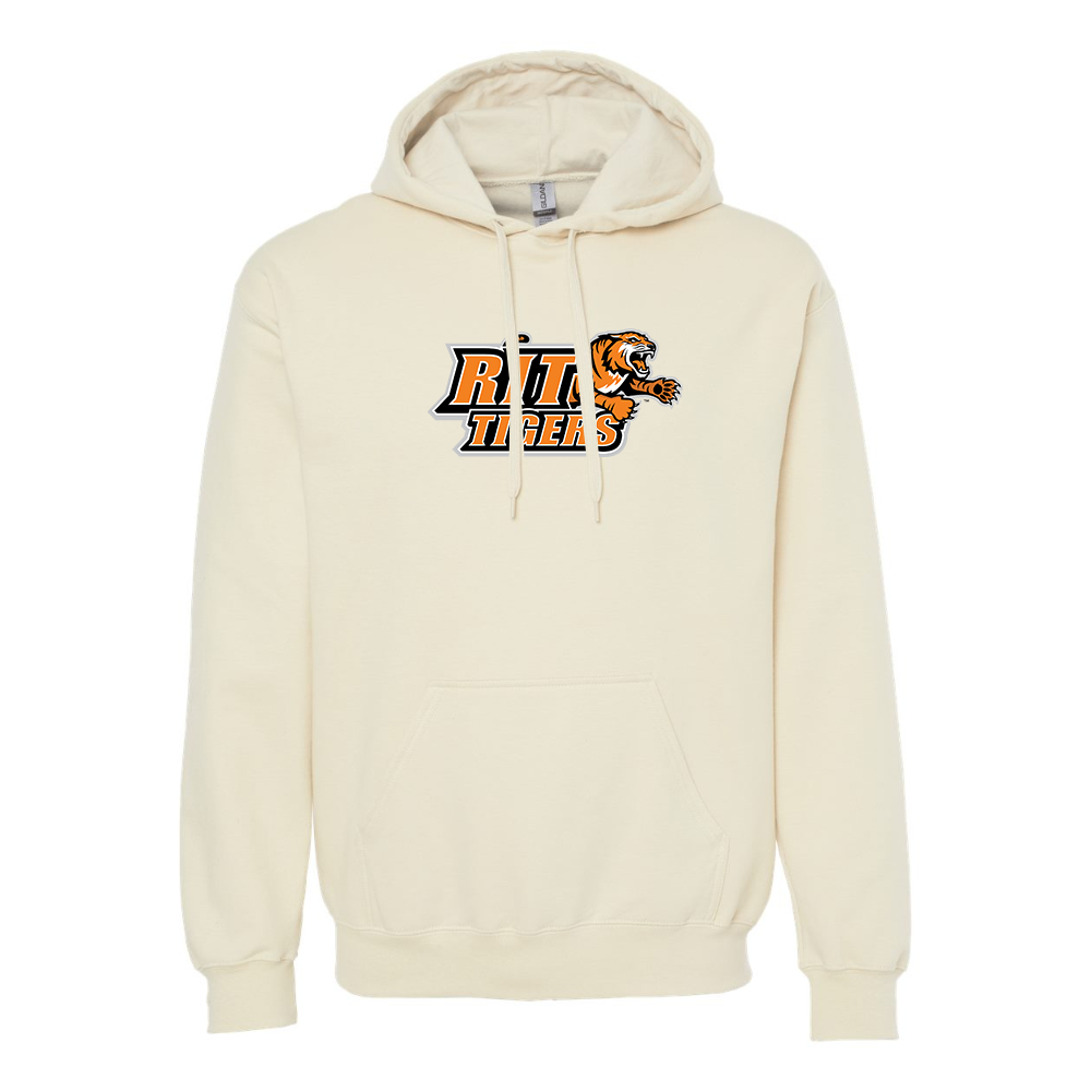 Men's RIT Tigers Logo Softstyle Midweight Hooded Sweatshirt
