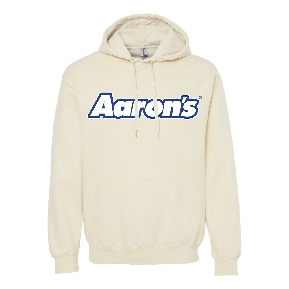 Men's Aaron_s Logo Softstyle Midweight Hooded Sweatshirt