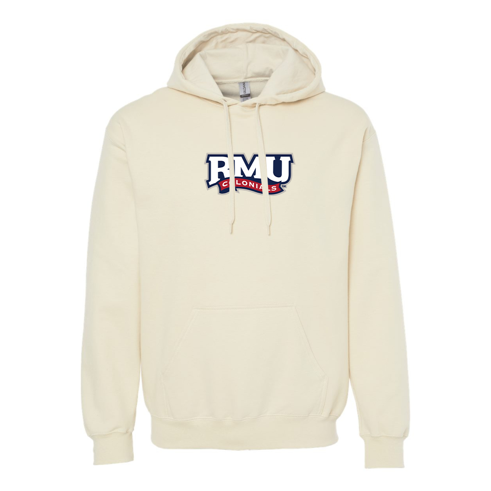 Men's Robert Morris Colonials Logo Softstyle Midweight Hooded Sweatshirt