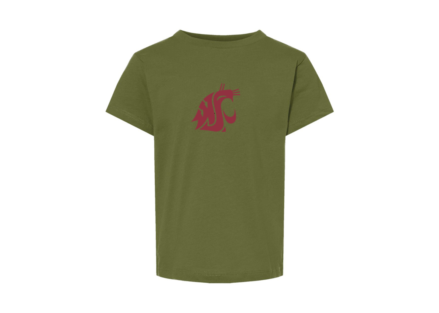 Washington State Cougars BELLA  CANVAS Toddler Jersey Tee