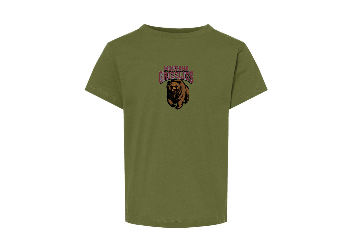 Montana Grizzliesl BELLA  CANVAS Toddler Jersey Tee
