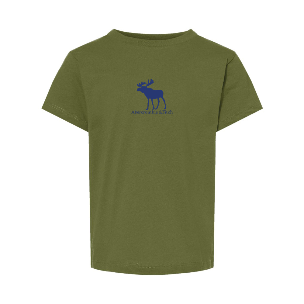 Abercrombie & Fitch Moose Logo BELLA  CANVAS Toddler Jersey Tee