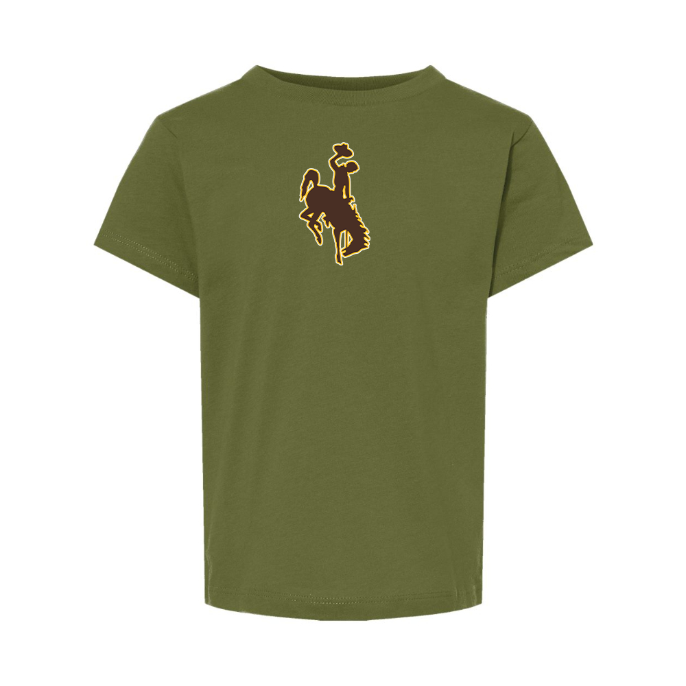 Wyoming Cowboys BELLA  CANVAS Toddler Jersey Tee